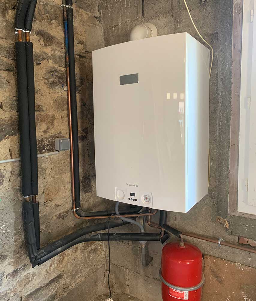 Plombier chauffagiste Lorient remplacement chaudière Gaz