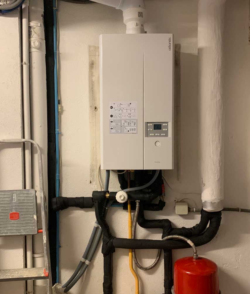 Plombier chauffagiste Lorient remplacement chaudière Gaz