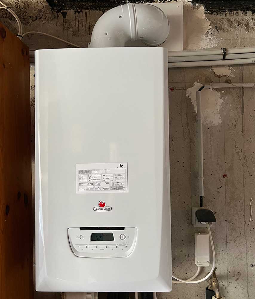 Plombier chauffagiste Lorient remplacement chaudière Gaz
